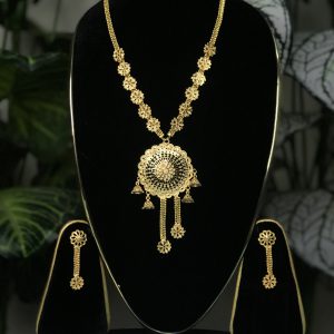 গোল্ড প্লেইটের চোকার সেট Code:S-56