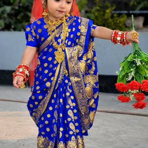 বেবি রেডি কাতান শাড়ি (Code 1)