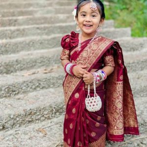 জাপানি সিল্ক রেডি শাড়ী (Code 231)