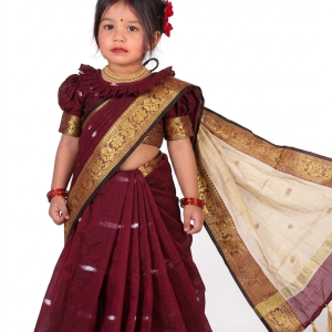 টাঙ্গাইল জামদানী রেডি শাড়ী (Code 238)