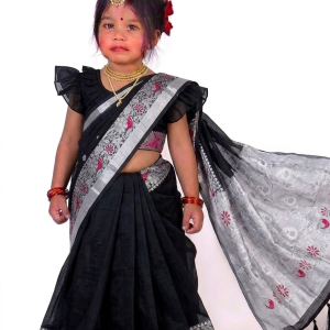 টাঙ্গাইল সুতি রেডি শাড়ী (Code 244)