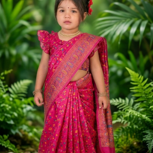স্কিন প্রিন্ট রেডি শাড়ী (Code 250)