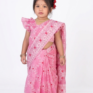 স্কিন প্রিন্ট রেডি শাড়ী (Code 257)